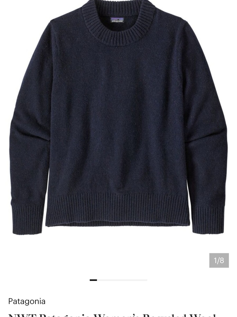 Patagonia Women’s Navy Crewneck Sweater